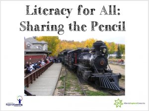sharing the pencil